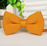 lasanderss.store Jaune Nœud papillon tricoté