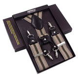 lasanderss.store Khaki Bretelles à crochet pour hommes