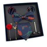 lasanderss.store Marine Coffret cravate de mariage magnifique pour homme