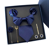 lasanderss.store Marine Coffret de cravate luxe pour homme