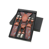 lasanderss.store Marron Bretelles en cuir pour hommes