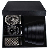 lasanderss.store Model 1 / 110cm Ceintures en cuir à boucles automatiques 1en 3