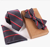 lasanderss.store Model-15 Ensemble de cravate Jacquard pour hommes