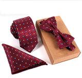 lasanderss.store Model-20 Ensemble de cravate Jacquard pour hommes