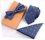 lasanderss.store Model-24 Ensemble de cravate Jacquard pour hommes