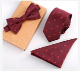 lasanderss.store Model-27 Ensemble de cravate Jacquard pour hommes