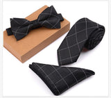 lasanderss.store Model-28 Ensemble de cravate Jacquard pour hommes