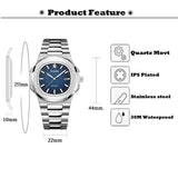 lasanderss.store Montre cuir Classique pour Homme