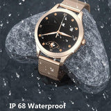lasanderss.store montre intelligente Montre intelligente Tactile, Smartwatch femme