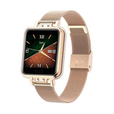 lasanderss.store montre intelligente Or Montre intelligente carre pour Android IOS