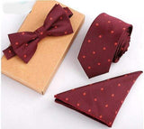 Ensemble de cravates solides pour hommes