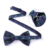 lasanderss.store Nœud papillon en soie et pochette carré pour homme