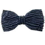 lasanderss.store Nœud papillon perle Bleu Nœud papillon perle de cristal