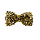 lasanderss.store Nœud papillon perle Or Nœud papillon perle de cristal