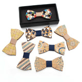 lasanderss.store Nœud papillon style puzzle en bois pour hommes