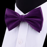 lasanderss.store nœuds papillon Double pli, boutons de manchette et pochette