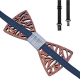 lasanderss.store nœuds papillon en bois Papa et enfant