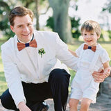 lasanderss.store nœuds papillon Père et fils en de bois