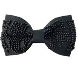 lasanderss.store Noir-4 Nœud papillon cristal avec perles