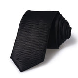 lasanderss.store Noir-A Cravate Jacquard 6Cm  pour hommes