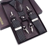 lasanderss.store Noir/Blanc Bretelles à crochet pour hommes