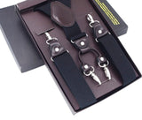 lasanderss.store Noir Bretelles à crochet pour hommes