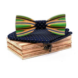 lasanderss.store Noir Coffret nœud papillon en bois