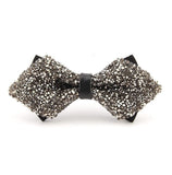 lasanderss.store Noir/Cristal Nœud papillon scintillant