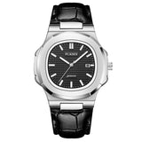 lasanderss.store Noir Montre cuir Classique pour Homme