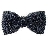 lasanderss.store Noir Nœud papillon perle de cristal pour hommes