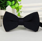 lasanderss.store Noir Nœud papillon tricoté