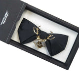 lasanderss.store Noir/Or Nœud papillon Luxueux pour homme