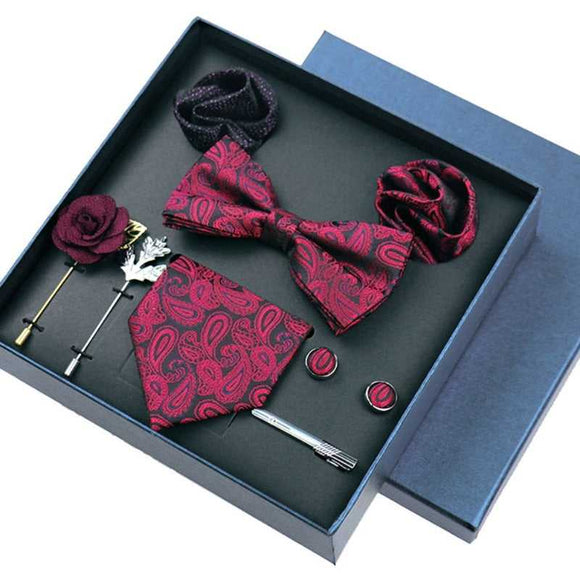 lasanderss.store Pinces à cravate Rouge Coffret cravate magnifique pour homme