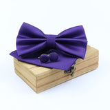 lasanderss.store Pochette Nœud Papillon et Bouton de Manchette