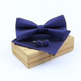 lasanderss.store Pochette Nœud Papillon et Bouton de Manchette