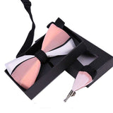 lasanderss.store Rose Broche Nœud papillon en plume