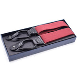 lasanderss.store Rouge Bretelles classique pour hommes