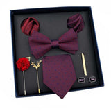 lasanderss.store Rouge Coffret cravate de grande occasion pour homme