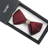 lasanderss.store Rouge Nœud papillon Luxueux pour homme