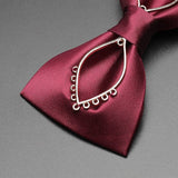 lasanderss.store Rouge Nœud papillon Rouge pour hommes