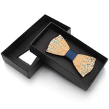 lasanderss.store style2 Nœud papillon style puzzle en bois pour hommes