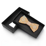 lasanderss.store style5 Nœud papillon style puzzle en bois pour hommes