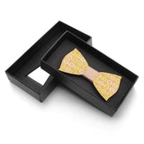 lasanderss.store style6 Nœud papillon style puzzle en bois pour hommes