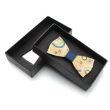 lasanderss.store style7 Nœud papillon style puzzle en bois pour hommes