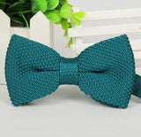 lasanderss.store Turquoise Nœud papillon tricoté homme