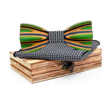 lasanderss.store Vert Coffret nœud papillon en bois