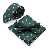 lasanderss.store Vert Ensemble de cravate et pochette