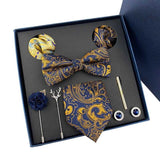 lasanderss.store Vêtements et accessoires Or Coffret cravate 8 pcs pour homme