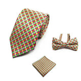 lasanderss.store Vêtements et accessoires Vert Cravate nœud Papillon et pochette