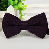 lasanderss.store Violet Nœud papillon tricoté